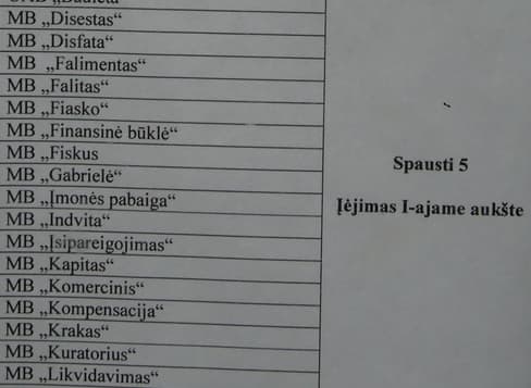 Dėl Lietuvos teismuose veikiančios bankroto administratorių grupuotės ketinama kreiptis į tarptautines institucijas