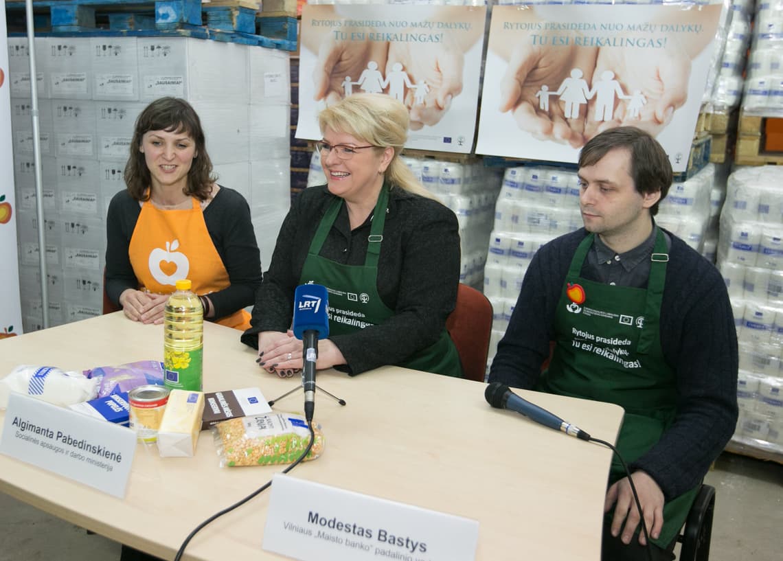 Kiekvienas stokojantis šalies gyventojas sulauks būtinos paramos