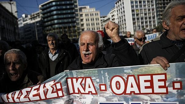 Graikija: protestai prieš pensijų reformą