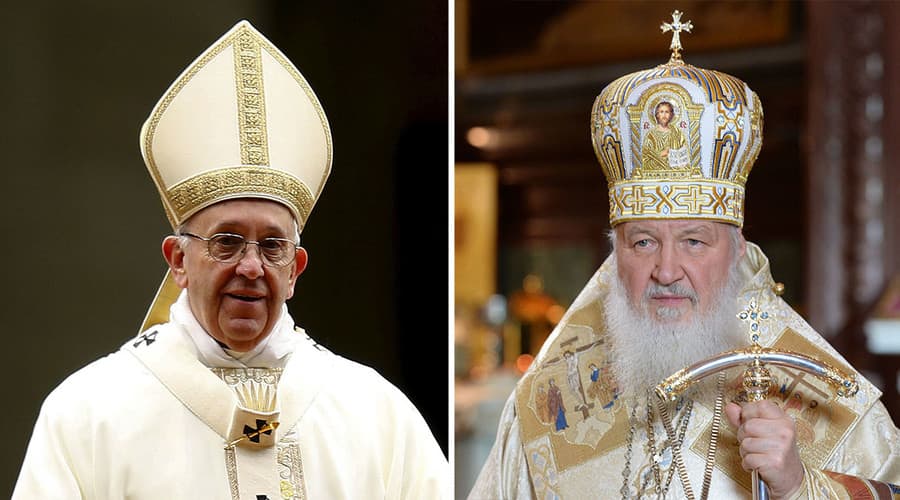 Pirmąsyk istorijoje po 962 metų susitiks popiežius ir Rusijos stačiatikių bažnyčios patriarchas