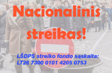 Streikas bus: švietimo profesinių sąjungų atstovų susitikimas su Vyriausybės vadovu jokių rezultatų nedavė