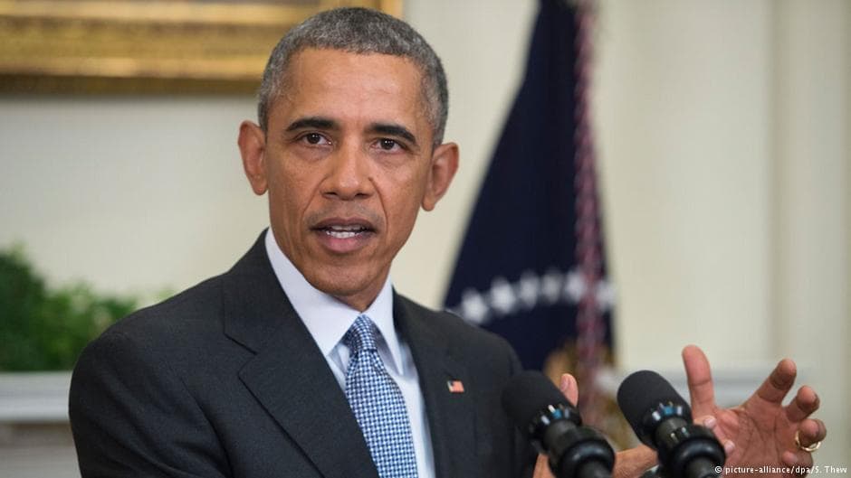 B. Obama dėl situacijos Ukrainoje pratęsė sankcijas Rusijai