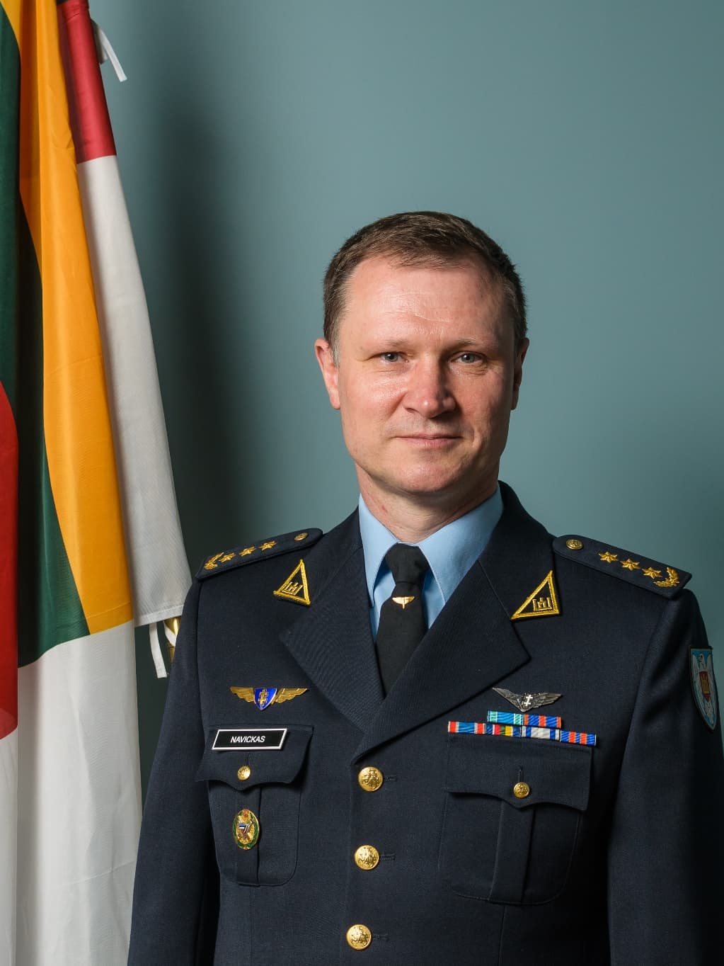 Lietuvos Karinių oro pajėgų vadas plk. Audronis Navickas. Lietuvos karinių oro pajėgų archyvo nuotr.