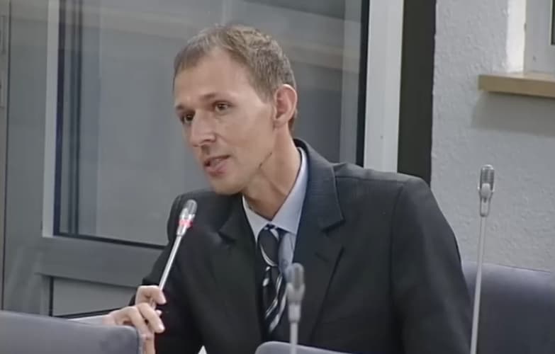 Spaudos konferencijos akimirka.