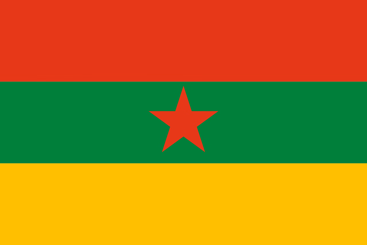 Kurdų vėliava.