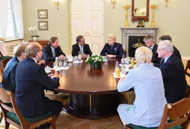 Prezidentė susitiko su A. Merkel vadovaujamos partijos vicepirmininku