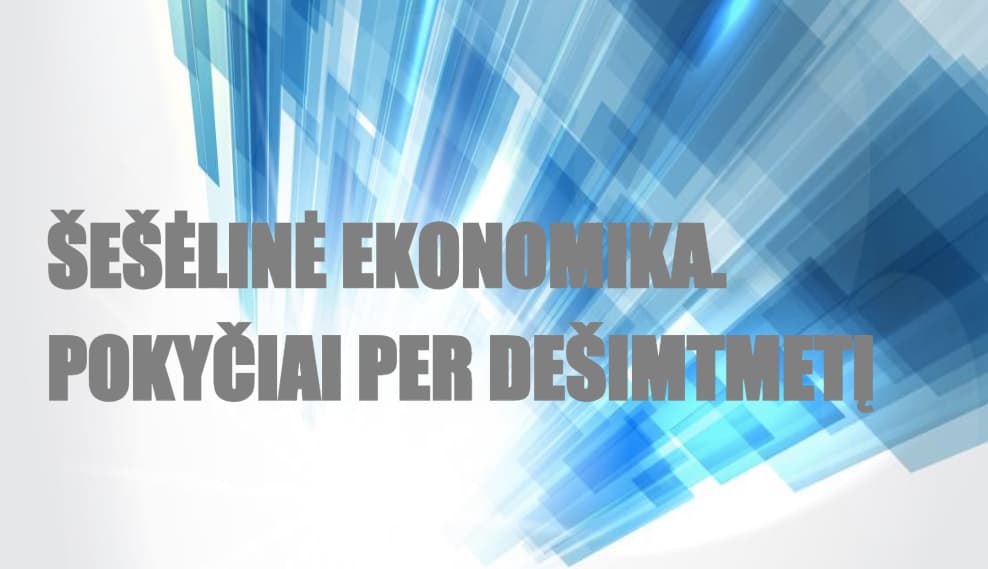 Dokumento „Šešėlinė ekonomika. Pokyčiai per dešimtmetį“ viršelis.