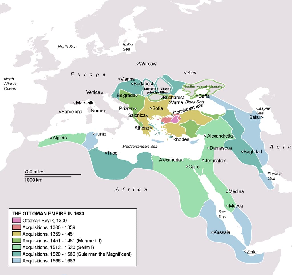 Osmanų imperija.