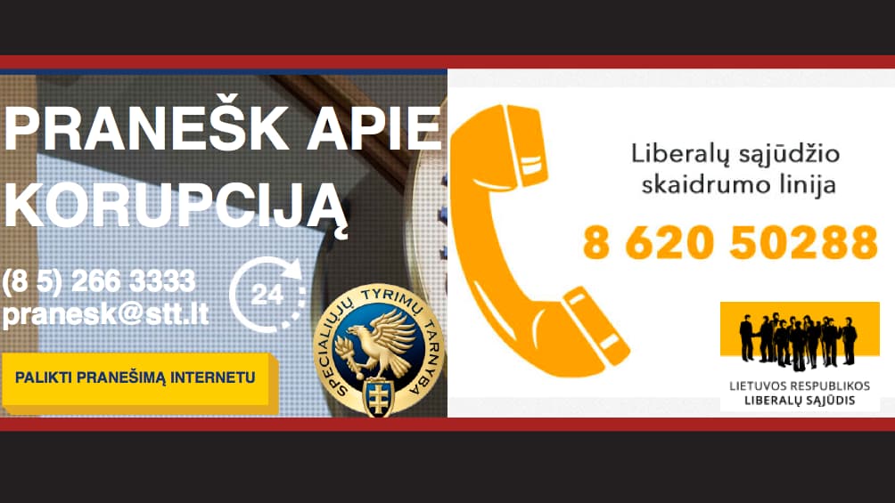 Smūgis korupcijai: įtvirtinami nauji atvirumo, sąžiningumo ir skaidrumo standartai Lietuvos politikoje