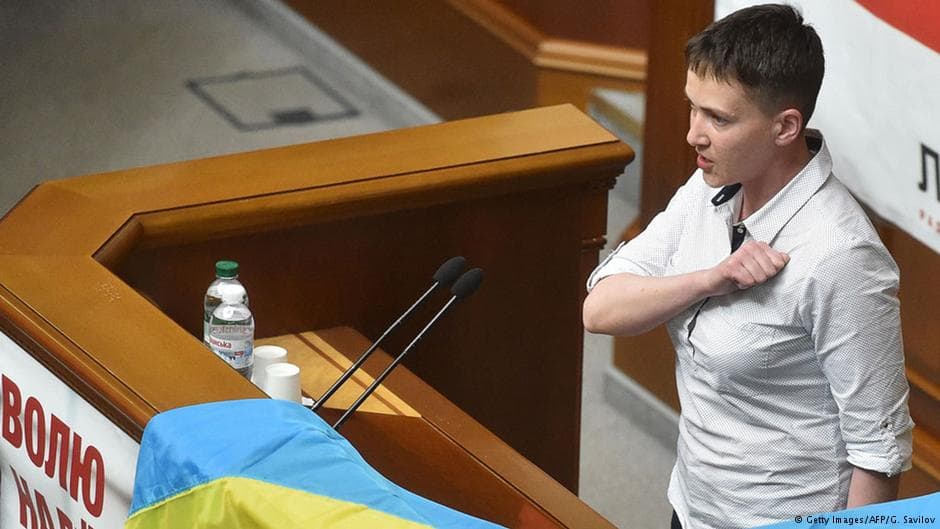 N. Savčenko pareiškė, kad yra pasiruošusi deryboms su DNR ir LNR