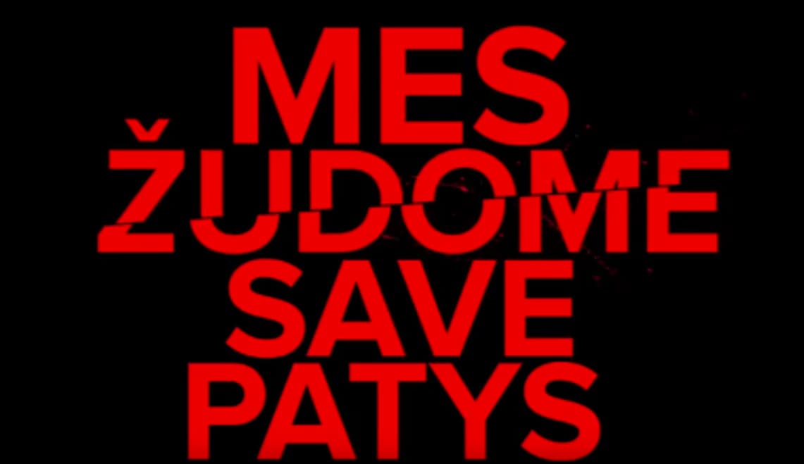 Prezidentės socialinės kampanijos vaizdo klipo stop kadras.