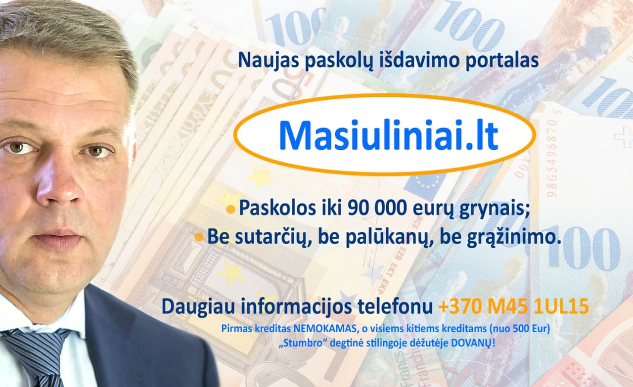 Į Lietuvos rinką atėjo normalus žaidėjas su normaliom sąlygom kreditams imti