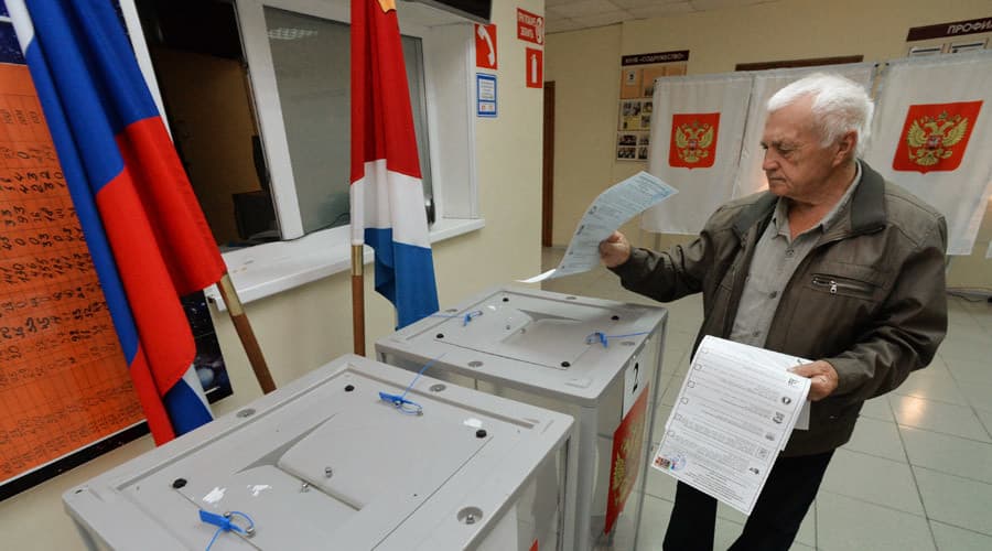Rusijoje vyksta rinkimai į Dūmą
