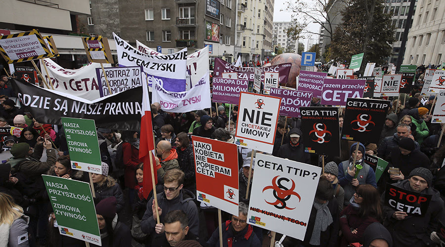Protestas Lenkijoje.