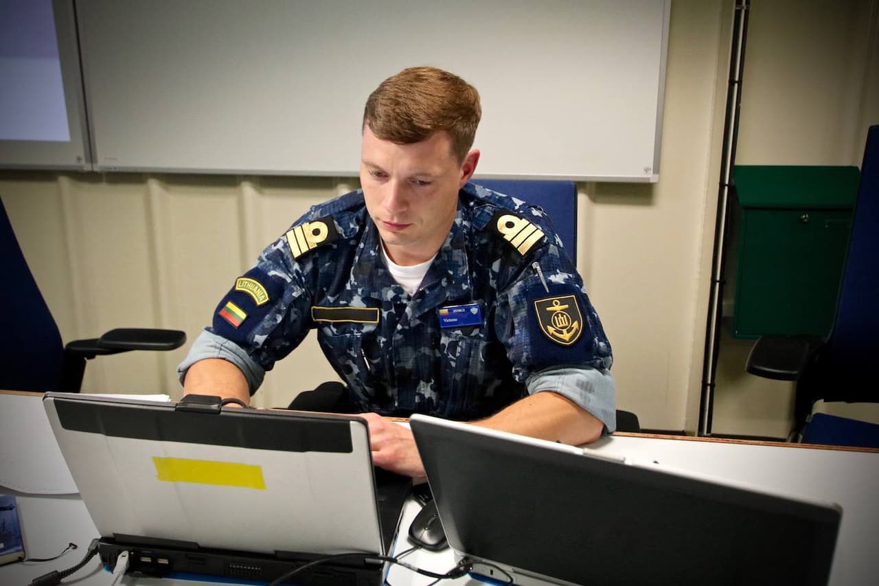 Viktoras P., kurio pavardė neskelbiama. Nuotr. aut. ltn. Helge Adrians (Vokietijos karinės jūrų pajėgos).