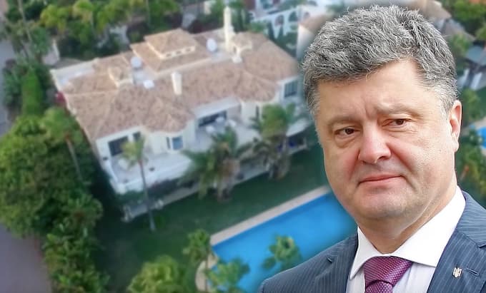 Kodėl Lietuvos draugas, milijardierius Petro Porošenka nedeklaruoja vilos Ispanijoje?