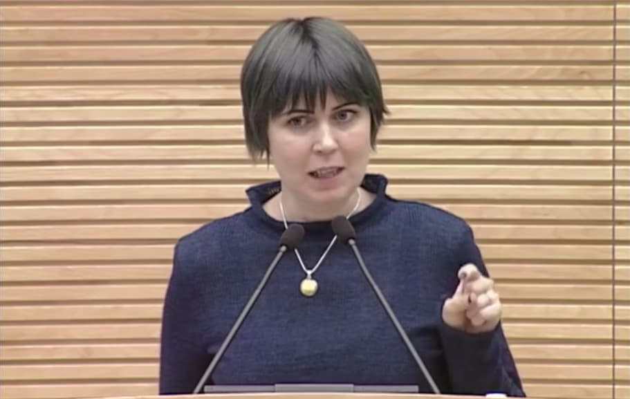 Seimo narė, vaikų teisių apsaugos profesionalė Dovilė Šakalienė.