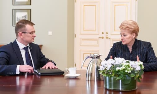 Prezidentė susitiko su Valstybės kontrolės vadovu