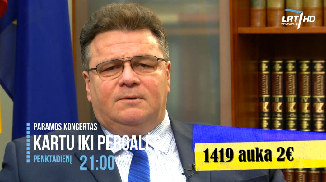 L. Linkevičius: būkim kartu, kartu iki pergalės