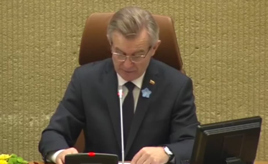 Seimo pirmininkas V. Pranckietis: jie savo gyvenimo kelią paskyrė Lietuvos nepriklausomybės atkūrimui