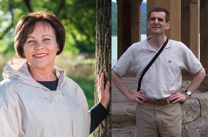 R. Juknevičienė ir G. Grina. Nuotr. facebook.com
