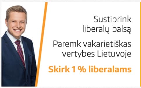 Padėkite liberalams, remkite vakarietiškas vertybes