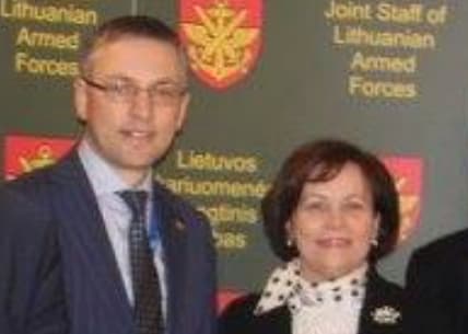 V. Bakas ir R. Juknevičienė. Nuotr. facebook.com