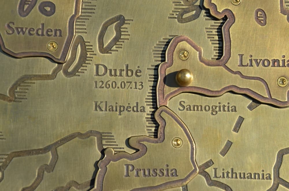 Durbės skverelyje Telšiuose – Durbės mūšio minėjimo iškilmės