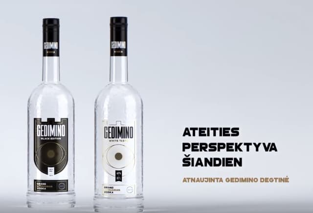 Atnaujinta Gedimino degtinė – tai ateities perspektyva šiandien