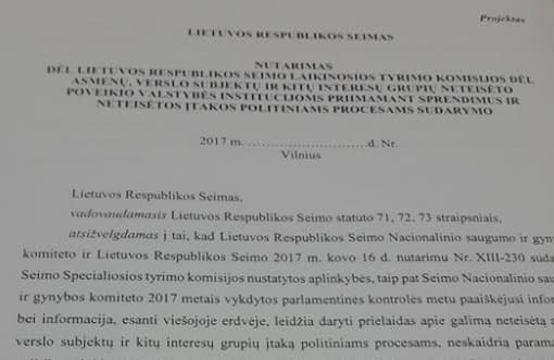 Seime didėja viltis, kad visi galės susitarti dėl stiprios antikorupcinės darbotvarkės