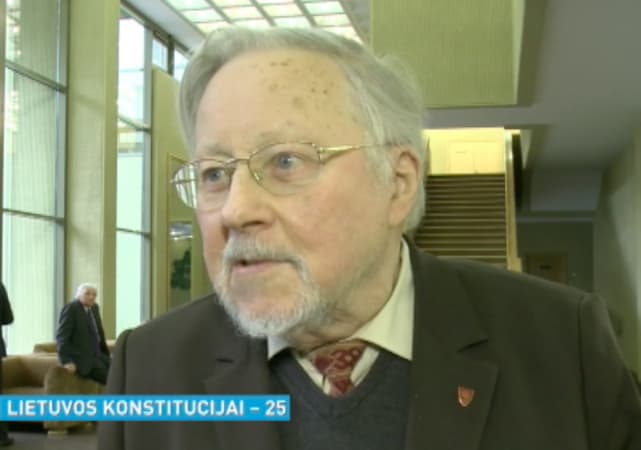 V. Landsbergis: žmonės galėtų pasikeist į gerą pusę ir nesvajotų, kaip jiems pritaikyt Konstituciją prie savo trūkumų