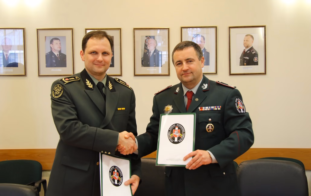 Muitinės departamento generalinis direktorius Arūnas Adomėnas (kairėje). Nuotr. pasienis.lt