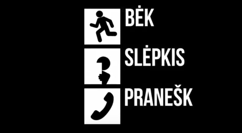 Pristatytas vaizdo klipas, skirtas didinti atostogaujančių lietuvių budrumą