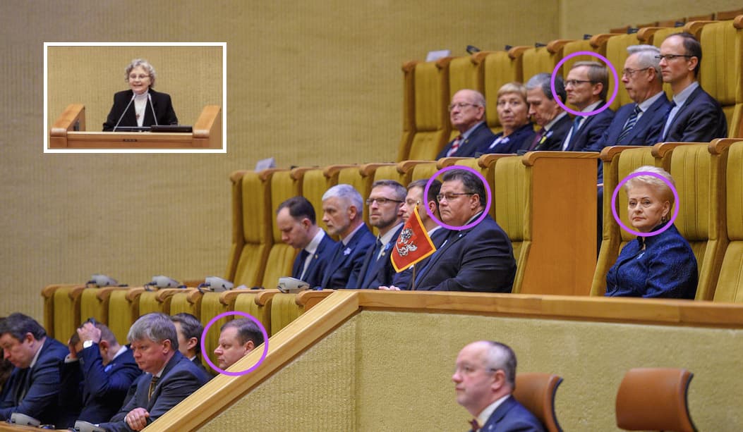 Nors N. Sadūnaitės kalba prarado aktualumą, tačiau Seimo tinklalapyje nuspręsta šią kalbą paskelbti