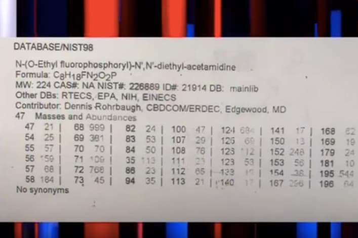 Rusijos propaganda teigia, kad „novičiokas“ galėjo būti pagamintas JAV