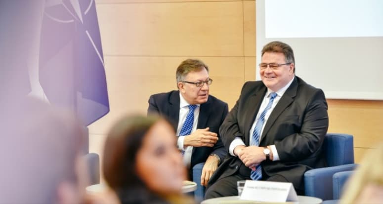 Lietuva skatina intensyvesnį NATO ir Ukrainos bendradarbiavimą kovojant su hibridinėmis grėsmėmis