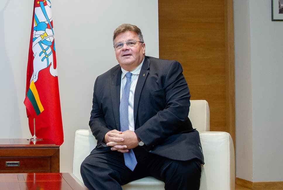 Lietuvos diplomatijos vadovas Linas Linkevičius. Nuotr. urm.lt