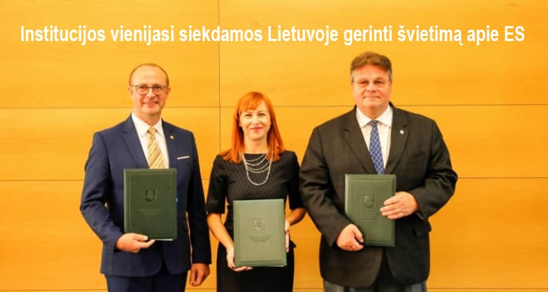 Lietuvos valdžia nutarė savo įvaizdį gerinti ne darbais, o deklaracijomis, todėl ES temas į ugdymą integruos horizontaliai