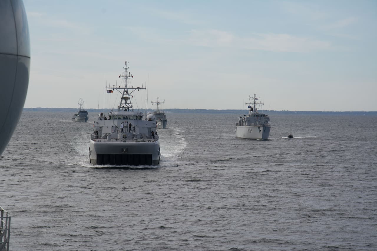 NATO SNMCMG1 junginio nuotr.