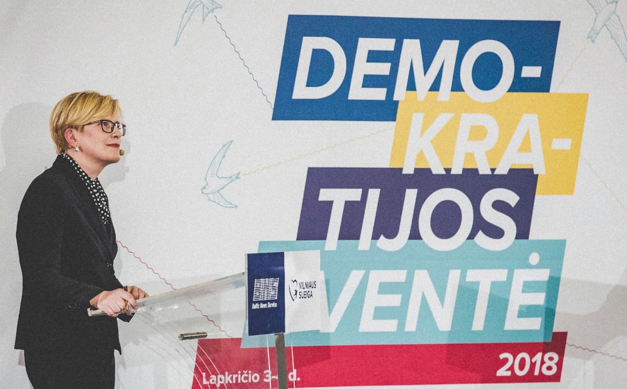 Būsima konservatorių prezidentė I. Šimonytė. Nuotr. facebook.com