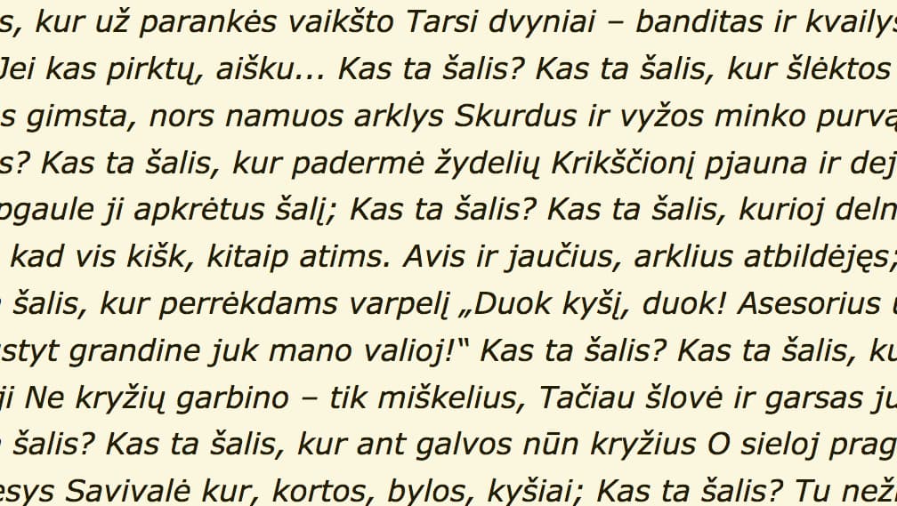 Ar gali susiburti naujo tipo visuomeninė – politinė jėga, kuri sąžiningai tarnaus lietuvos valstybei ir jos piliečiams?