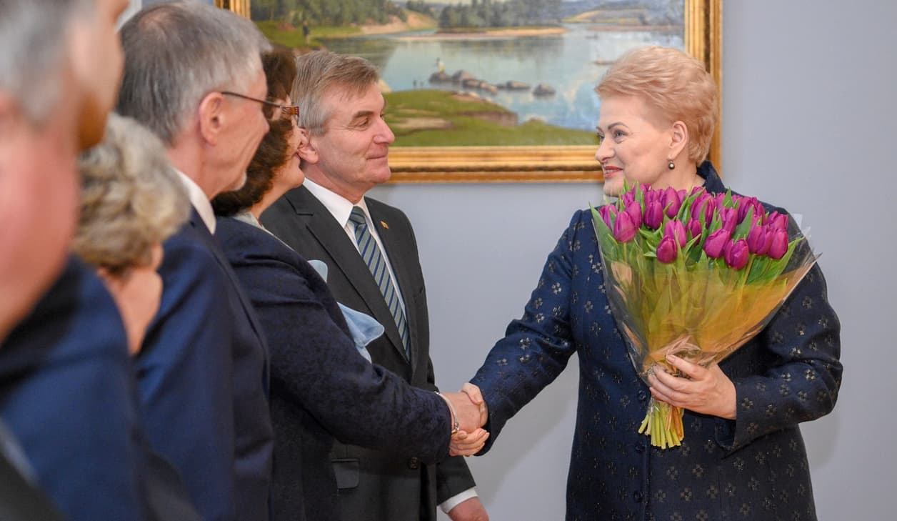 Susitikimo akimirka. Nuotr. prezidentas.lt