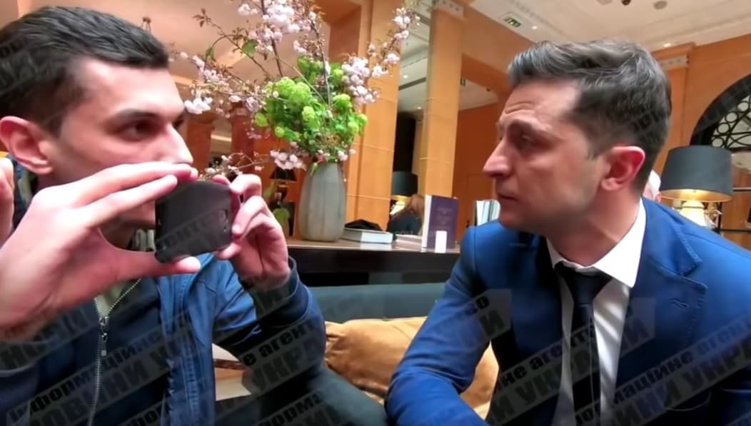 Kandidato į Ukrainos prezidentus Vladimiro Zelenskio interviu be iškarpymų