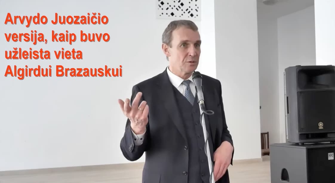 Klausimai A. Juozaičiui dėl A. Brazausko, į kuriuos būtų gerai išgirsti atsakymus
