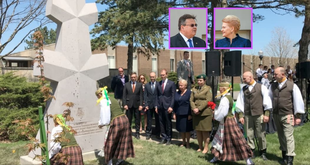 Čikagoje iškilmingai atidengtas paminklas partizanų vadui – darbo klasės priešui Adolfui Ramanauskui-Vanagui