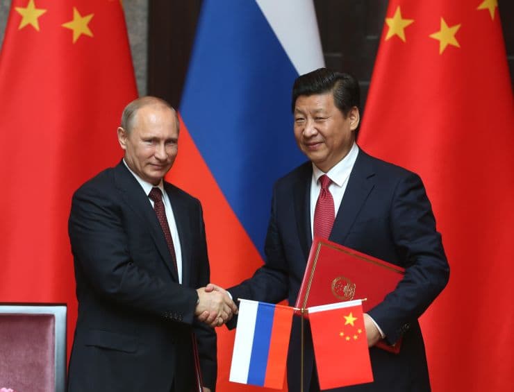 Vladimiras Putinas ir Si Dzinpinas.
