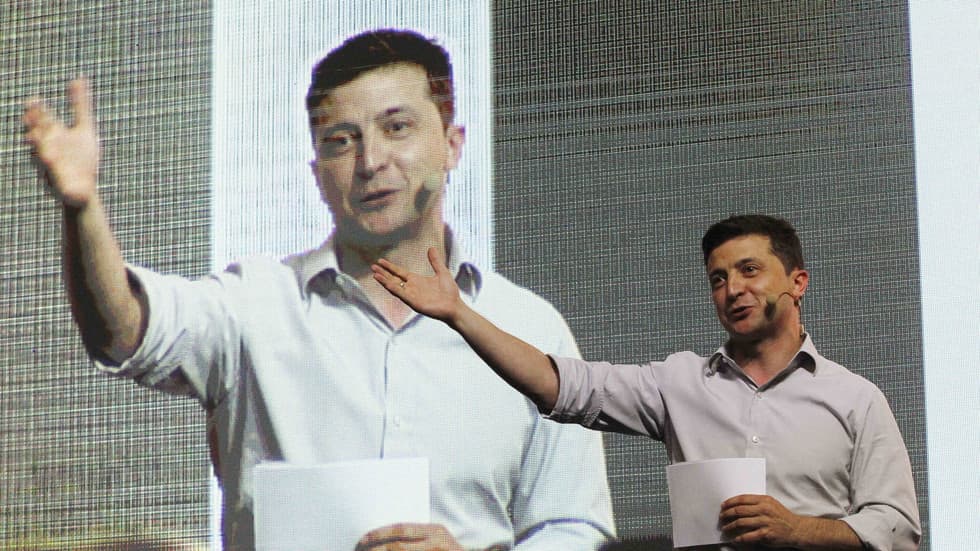 V. Putinas: V. Zelenskis geras aktorius, bet būti prezidentu - kas kita