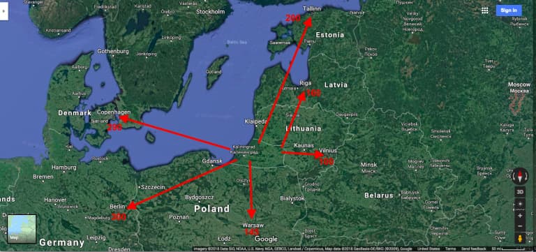 Jei JAV puls Rusiją, pirmiausia atakuos Kaliningradą: iš oro, žemės, jūros, kosmoso ir kompiuterių