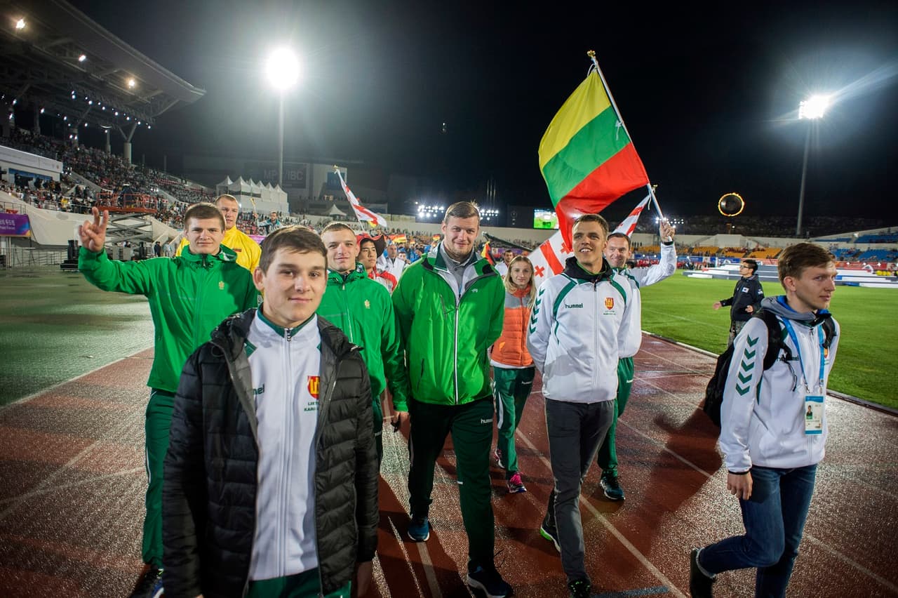 Archyvo nuotrauka – Lietuvos kariai Pasaulio kariškių čempionate 2015 m. (aut. Alfredas Pliadis).