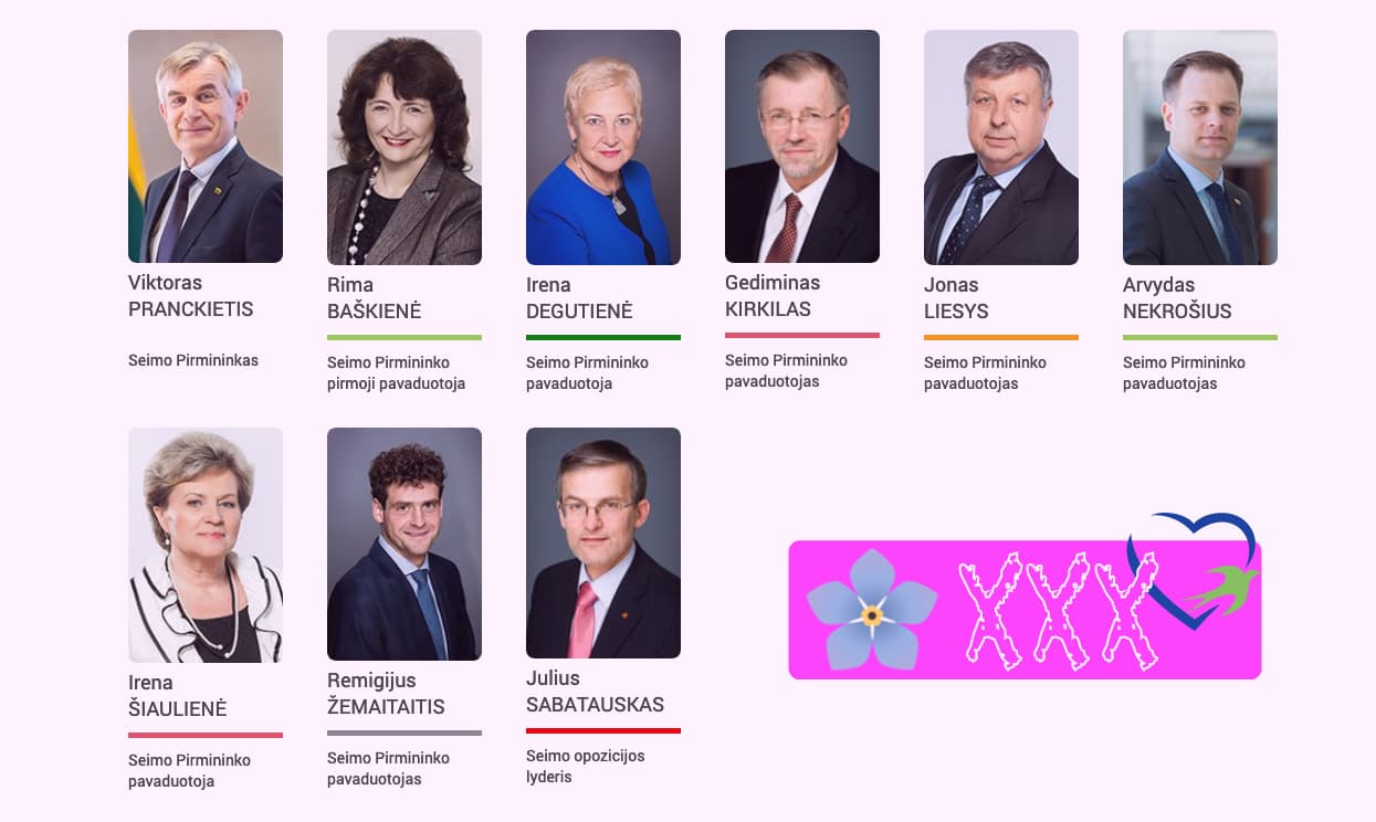 Staiga Seimo valdyba prarado atmintį